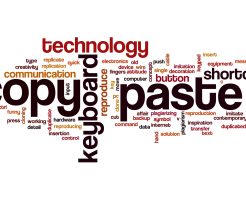 Copy paste word cloud concept
